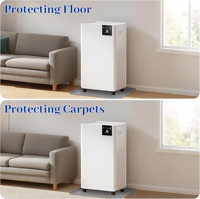 Dehumidifier Drip Mat, 23.6'' x 19.7'' x 0.78'' Humidifier Silicone Drip Mat - Image 6