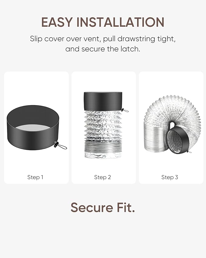 THE GROWING 2-Pcs 8" Mesh Grow Tent Vent Cover - Image 3