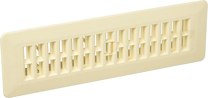 Decor Grates PL210-AL 2-Inch by 10-Inch Plastic Floor Register by DecorGrates