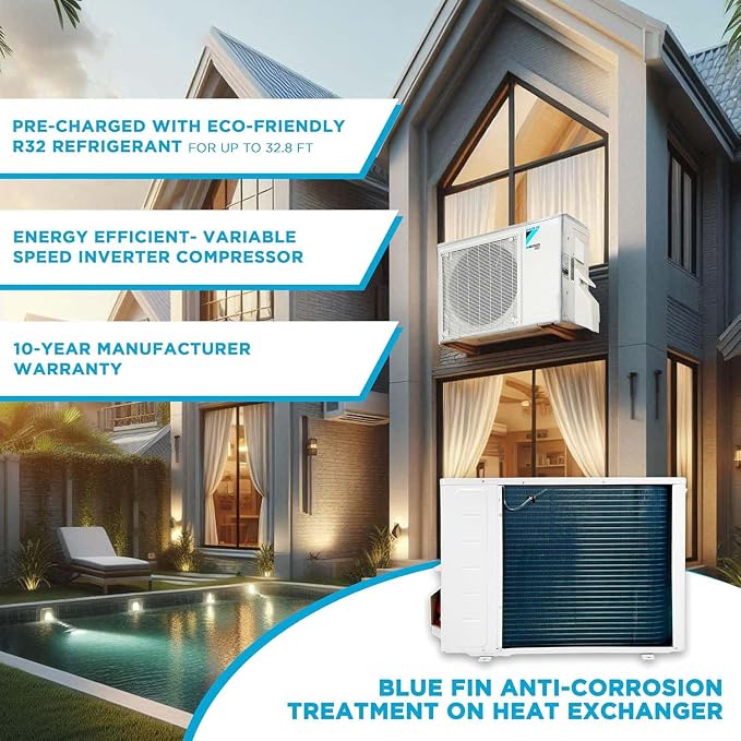 Daikin 24, 000 BTU 18 SEER2 Entra R32 Series Ductless Mini Split - Image 3