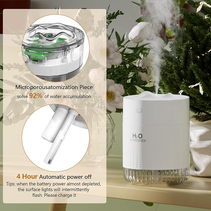 Portable Small Humidifier For Bedroom - Image 2