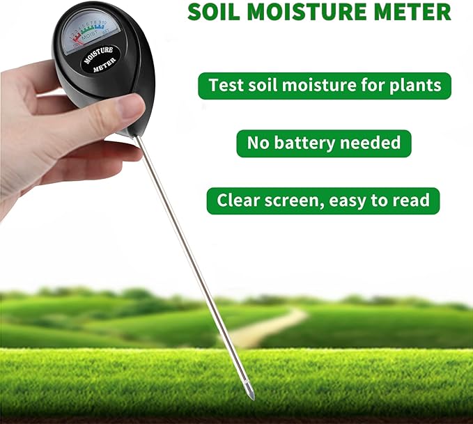 Soil Moisture Meter, Plant Water Meter Soil Meter Moisture Sensor Hygrometer - Image 2