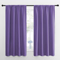 NICETOWN Kitchen Curtains, Short Blackout Drapes, Lilac Purple, 34 in x 45 in by NICETOWN
