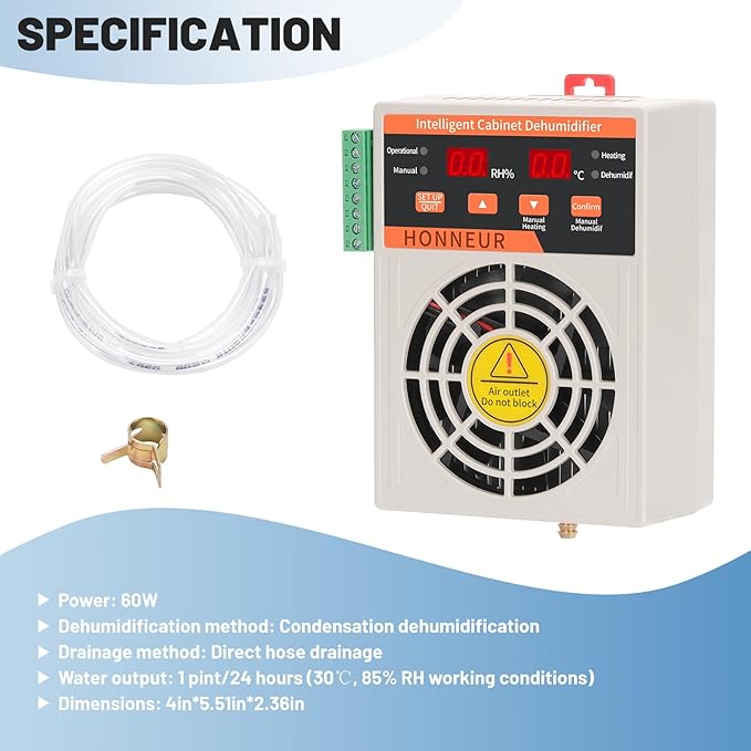 Fully automatic mini dehumidifier and constant humidity device 60W - Image 7