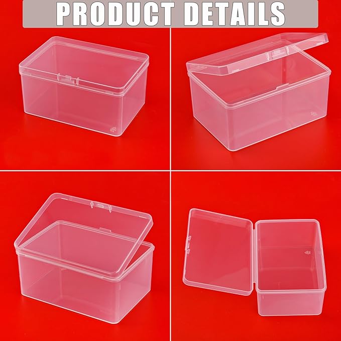 8Pcs Clear Playing Deck Card Storage Box Plastic Card Boxes Playing Card Boxs - Image 5