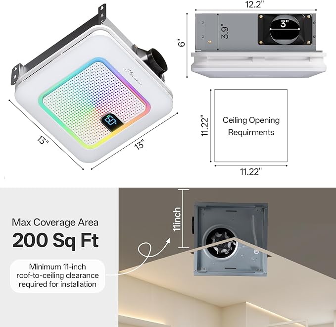 Smart Bathroom Exhaust Fan - Image 9