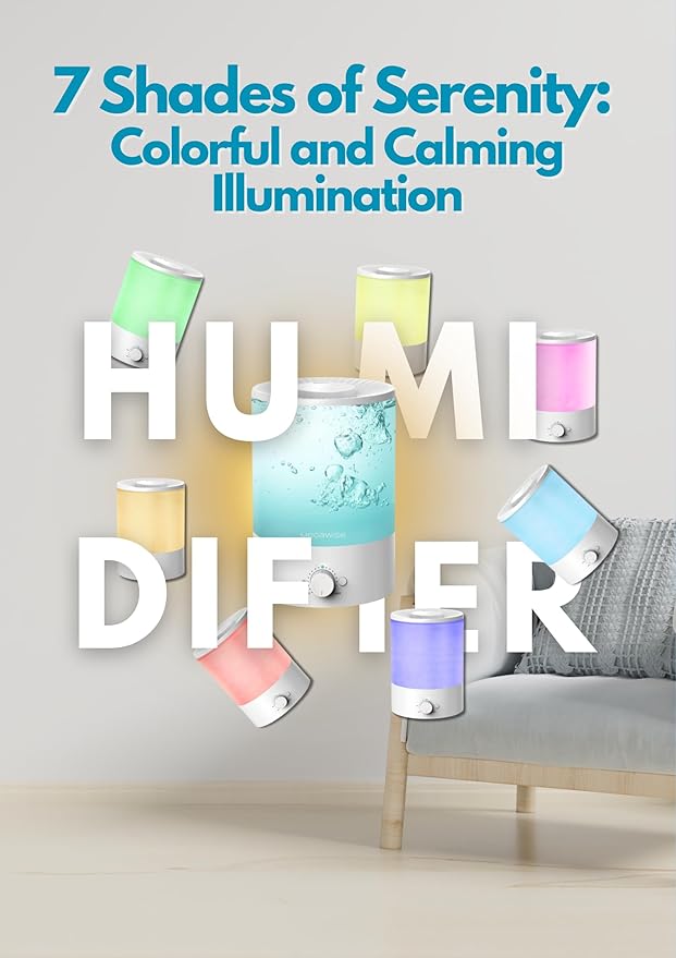 MEGAWISE 3.5L Cool Mist Humidifier - Image 2