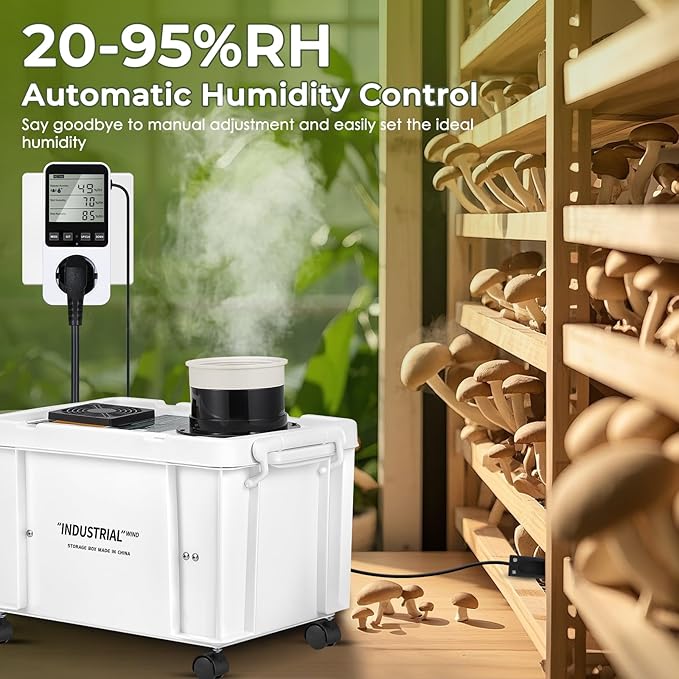 Mxmoonant 20kg/H Ultrasonic Mist Maker DIY Humidifier Kit, Adjustable Mist - Image 3