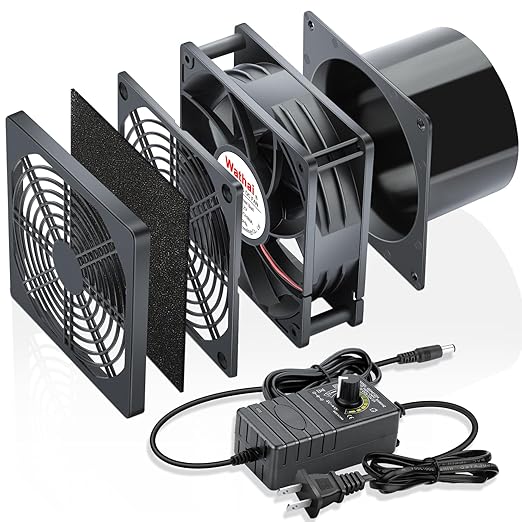 Wathai 120mm x 38mm 12V 4 Inch Small Exhaust Fan - Image 6