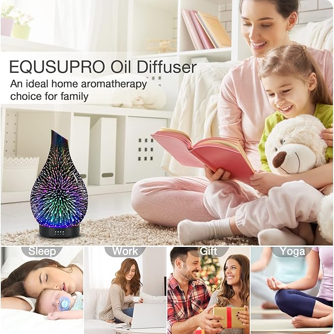 Essential Oil Diffuser 120ml Ultrasonic Aromatherapy Diffuser - Image 5