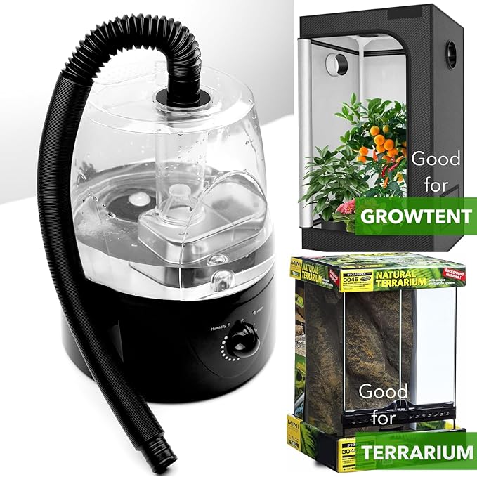 Reptile Fogger, Terrarium Humidifier, Plant Humidifier, Fog Machine Mister - Image 4