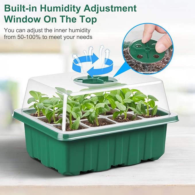 10 Pack Seed Starter Tray Seed Starter Kit - Image 3