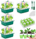 Seed Starter Tray with Grow Light, 48 Cells Indoor Seed Starter Kit, Flexible by Ryscam