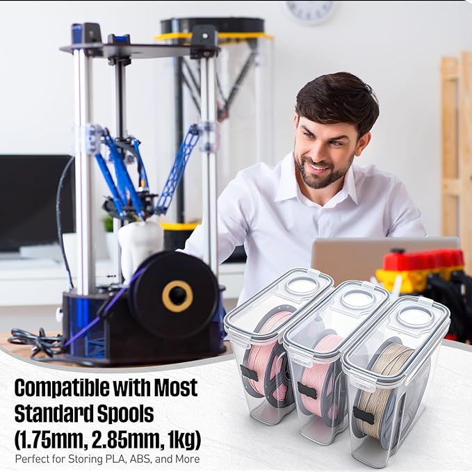 16 Pack 3D Printer Filament Storage Box - Image 6