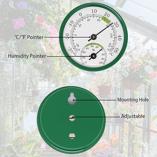 Mini Indoor Thermometer Hygrometer, 2 in 1 Temperature Humidity Meter No - Image 6