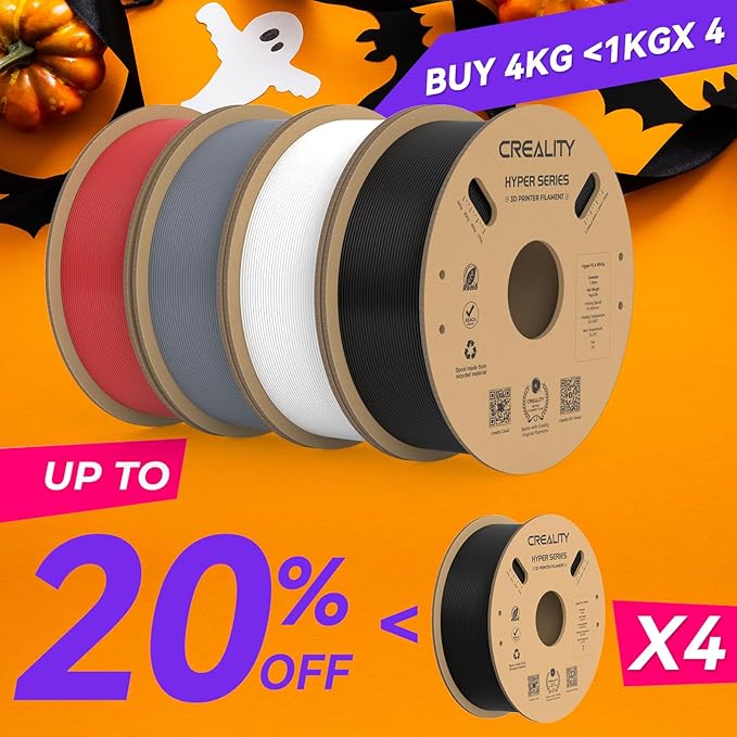 Creality Hyper PLA Filament 1.75mm, 30-600mm/s High Speed 3D Printer Filament - Image 2