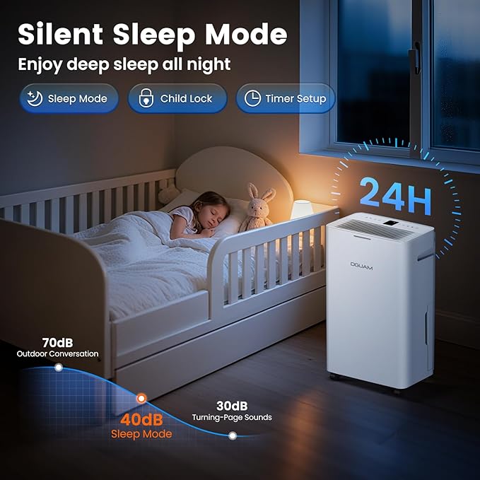 Dehumidifier, Max 95 Pint/Day Dehumidifier - Image 5
