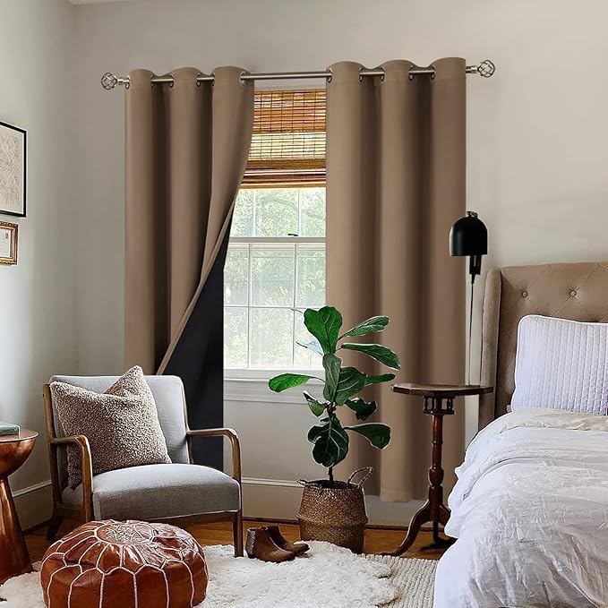 BGment Total Thermal Insulated 100% Blackout Curtains - Image 2