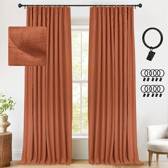 INOVADAY Thermal Sliding Door Curtains 100% Blackout Curtains by INOVADAY