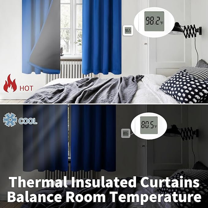 BGment Thermal Insulated 100% Blackout Curtains - Image 4