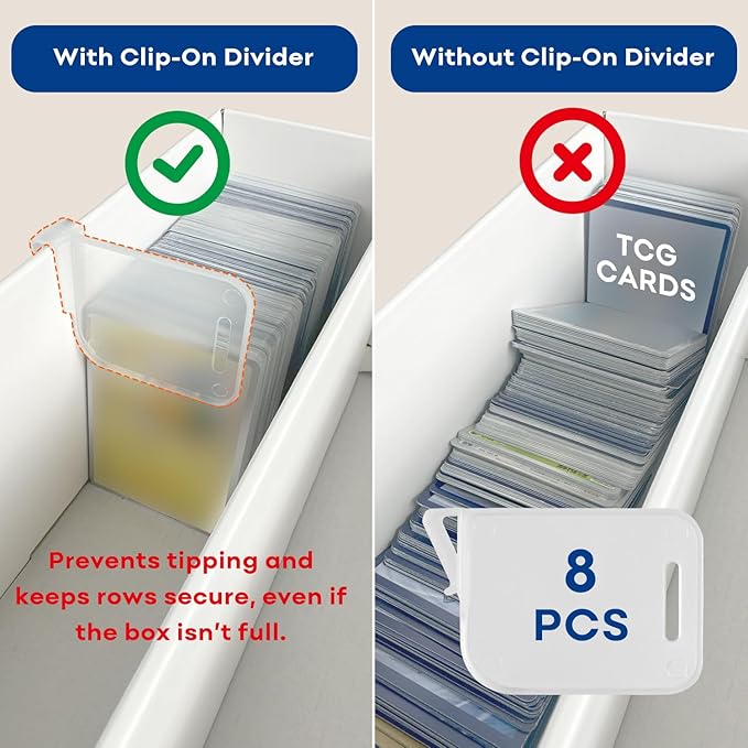 2-Pack Trading Card Storage Box, Top loader Storage Boxes, includes Card - Image 3