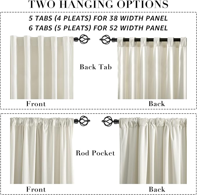 XTMYI Velvet Closet Curtain for Open Closet, Soft Doorway Curtain Panel - Image 7