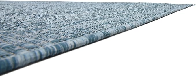 Unique Loom Collection Casual Transitional Solid Heathered Indoor/Outdoor - Image 8
