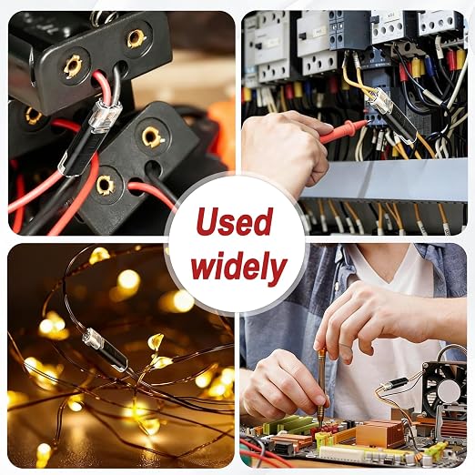 30Pcs Standard Quick Connect Wire Connectors – No Stripping Double Wire Plug in - Image 7