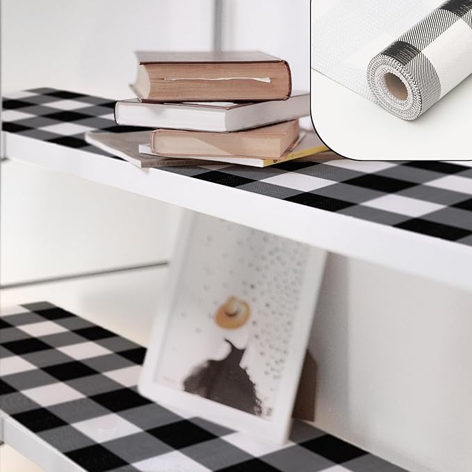 Shelf Drawer Liner for Kitchen Cabinets Non-Adhesive, 11.8IN x 20FT Non-Slip - Image 7
