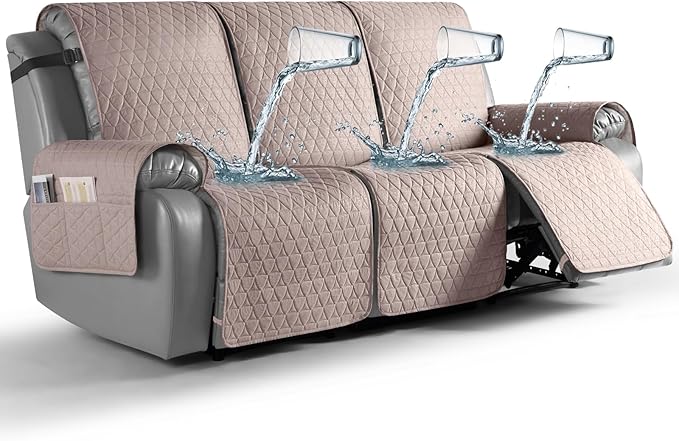 TAOCOCO 100% Waterproof Recliner Cover, Non-Slip Washable Reclining Couch Cover by TAOCOCO