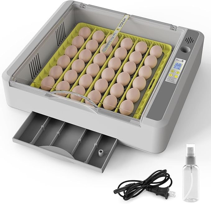 Egg Incubator for Hatching Chicks, 36 Eggs Automatic Turner - Image 9