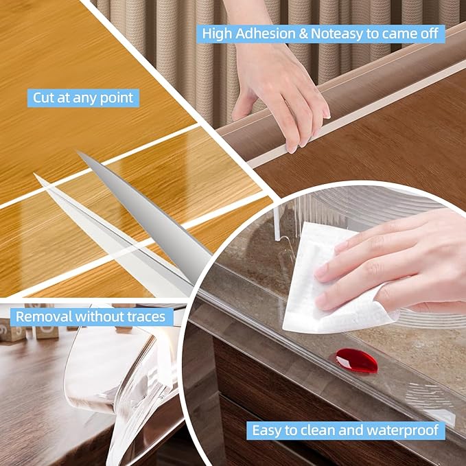 0.8 in x 16.4 FT, Edge Corner Protector Baby Proofing - Image 7