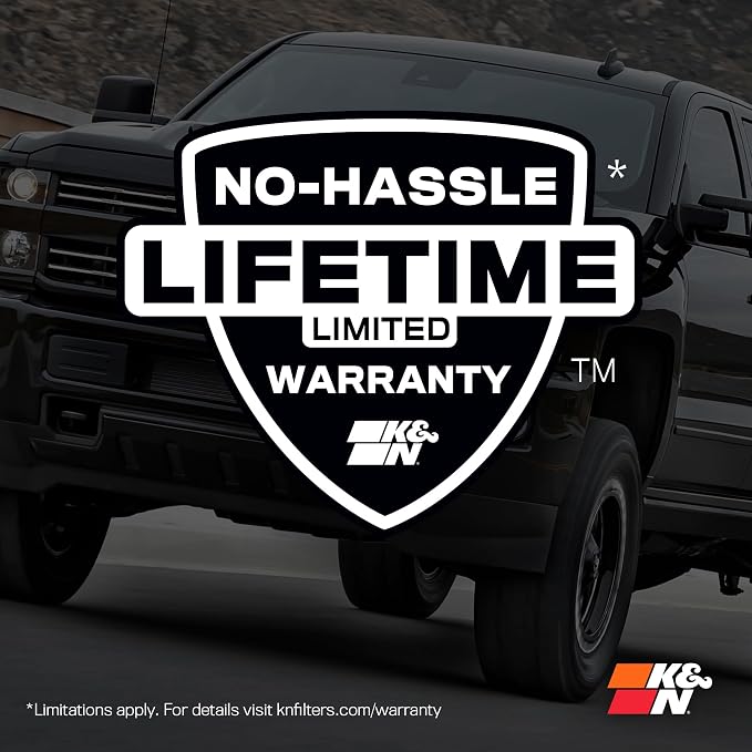 K&N High-Flow Original Lifetime Engine Air Filter: Increase Power: Premium - Image 9