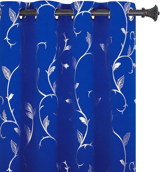 BUHUA 84 Inch Blackout Curtains Thermal Insulated Grommet Curtains by BUHUA