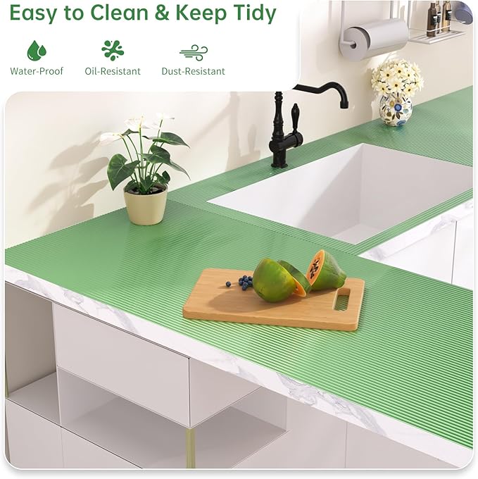 Shelf and Drawer Liner for Kitchen Cabinet, Non-Adhesive 24in x 360in - Image 4
