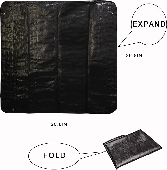 BIUWING 2PCS Indoor Plant Transplanting Repotting Mat Foldable Garden Work - Image 4