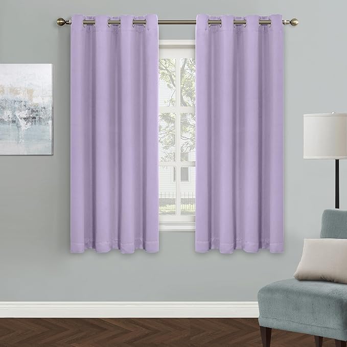 MYSKY HOME Lilac Blackout Curtains by MYSKYHOME