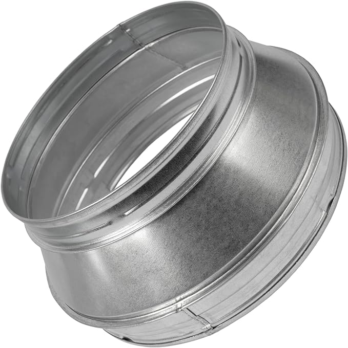 Vent Systems 12" Inch to 10" Inch Duct Reducer Adapter Connector Fitting Pipe by VentSystems