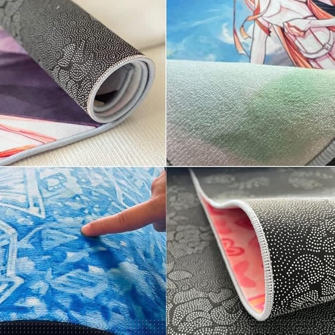 Floor Covering, Three Ice Creams Pattern Printing Foldable Area Rugs Fade - Image 6