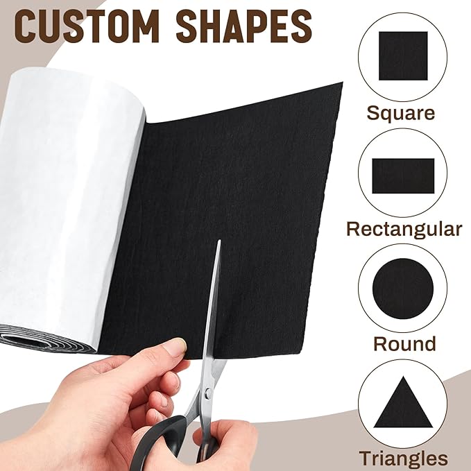 Large Felt Furniture Pads 5 x 120 Inch Non Slip Self Adhesive Heavy Duty - Image 4