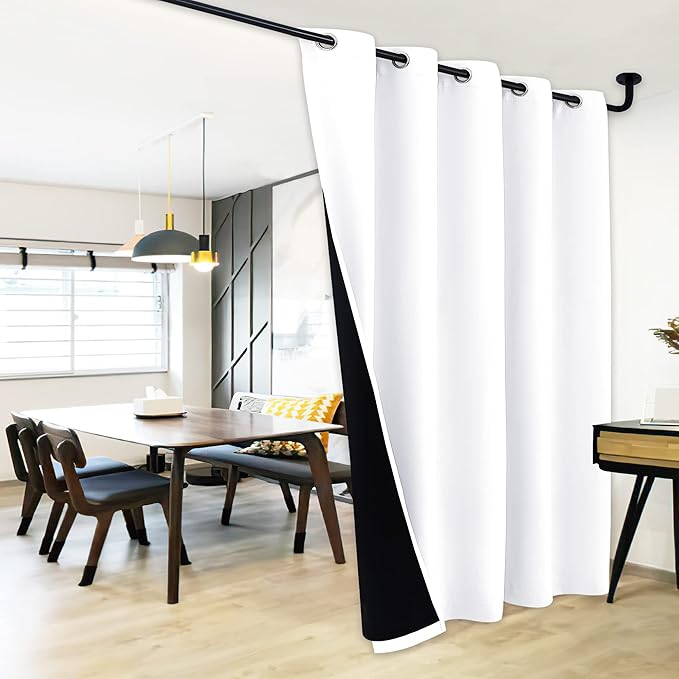 NICETOWN Full Shading Curtains for Patio Door, Super Heavy-Duty Thermal Backing by NICETOWN