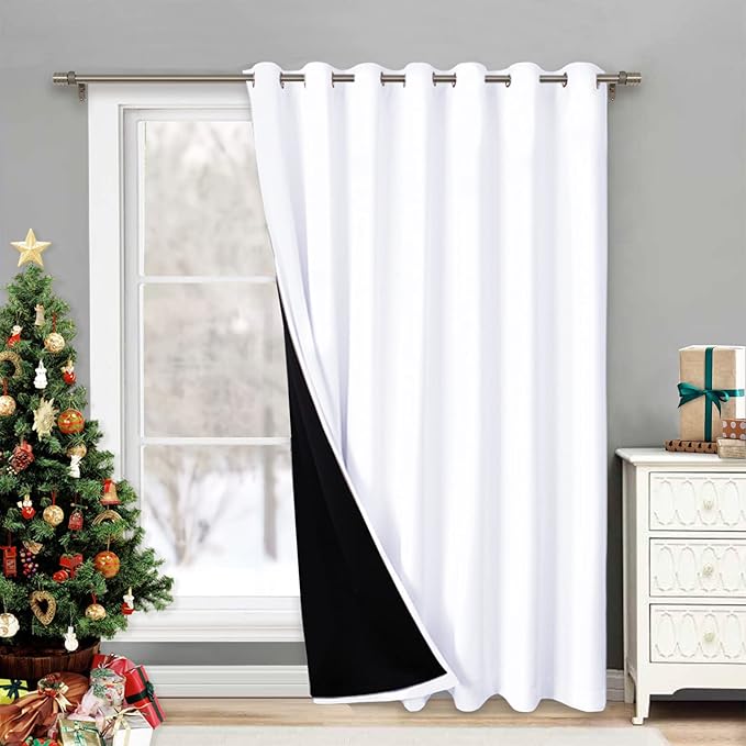 NICETOWN Full Shading Curtain for Patio Door, Super Heavy-Duty Thermal Backing by NICETOWN