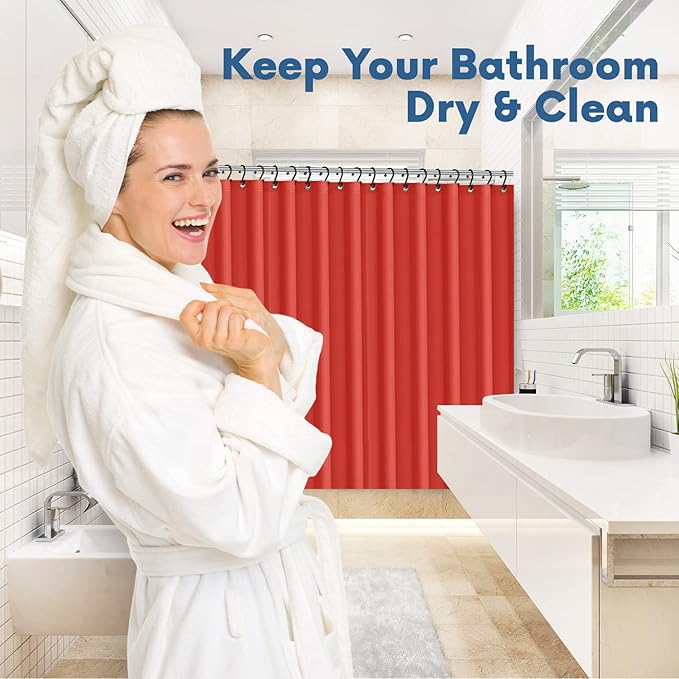 Premium Shower Curtain Liner, 6G PEVA Shower Curtain - Image 7