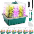 Seed Starter Tray with Grow Light, Timing Controller & Adjustable Brightness & by Ourhom