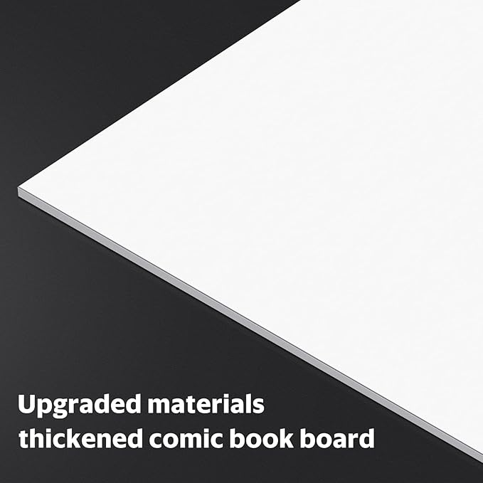100 Comic Book Boards, Current Size Comic Book Boards, Acid-Free Backing Board - Image 6
