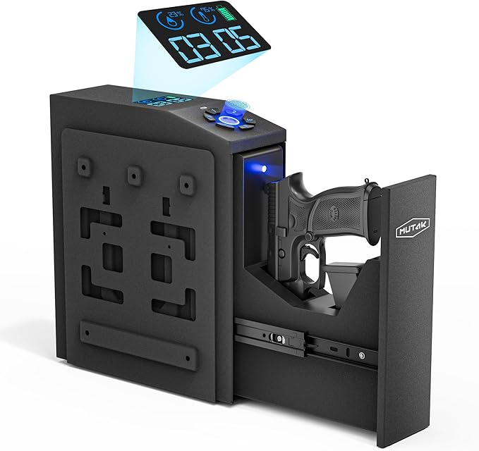Biometric Gun Safe for Handgun by Mutak