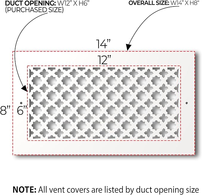SABA Home Decor Air Vent Cover Grille - Image 2