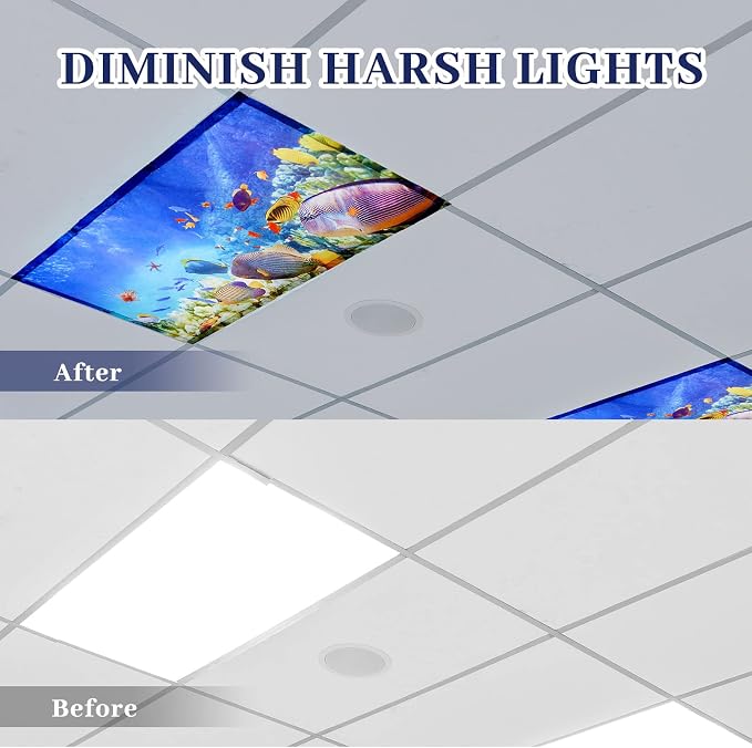 Patelai 4 x 2 Feet Fabric Fluorescent Light Cover - Image 3