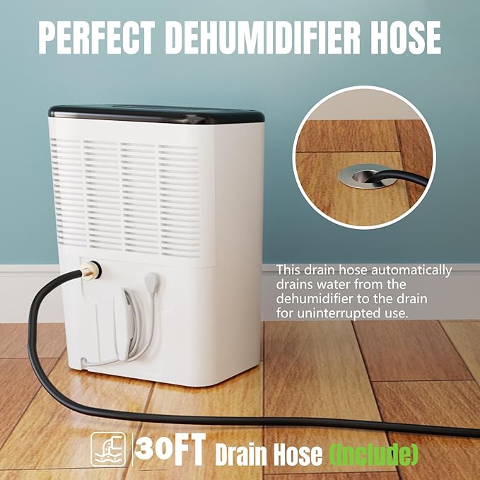 30FT Dehumidifier Drain Hose 3/4" FHT, Leakproof Dehumidifier Hose - Image 7