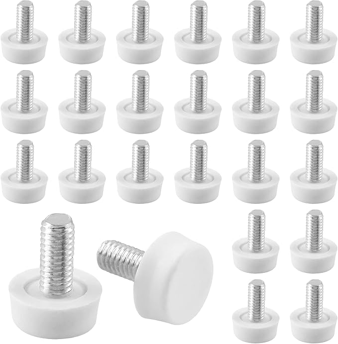 Biaungdo 24 Pcs Adjustable Furniture Levelers, M6x15 mm Ajustable Leveling Feet by Biaungdo